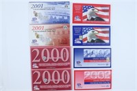 (8) US Mint Sets from Early 2000's - see photos