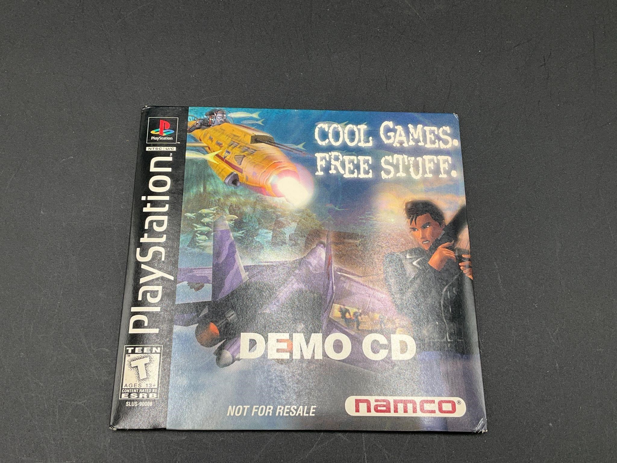 Cool Games Free Stuff Demo PS1 Demo CD Disc Game