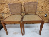 3 Cane Back Chairs