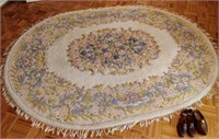 Oval Carpet 100% wool made in india