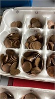 Miscellaneous collection of pennies starting at