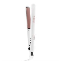 Conair Double Ceramic Flat Iron  1-inch White 1-In