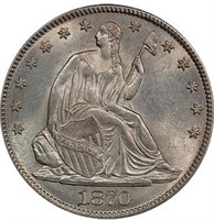 50C 1870 PCGS MS63 CAC