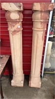 Pair of Concrete Columns