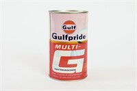 GULF GULFPRIDE MULTI-G MOTOR OIL IMP QT CAN