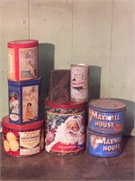 Metal Tins & Cans (Incl. Maxwell House, F