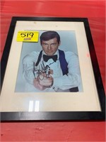 SIGNED? ROGER MOORE JAMES BOND PICTURE