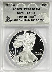 2008-W Silver Eagle PR-70 DCAM