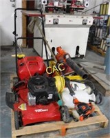 Pallet of Lawn Equipment