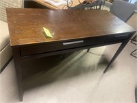 Nice smaller brown wood secretary used desk