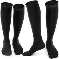 CAMBIVO 2 Pairs Compression Socks for Men and Wome