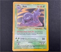 Muk Fossil Holo 13/62 Pokemon Card