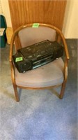 Radio, CD Player, Cassette Player , Chair
