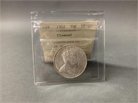 1902 50 Cent CDN .925 Sterling Silver