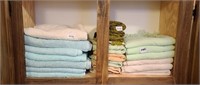 Assorted Pastel Bath Towels