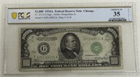 1934A $1,000 FEDERAL RESERVE NOTE