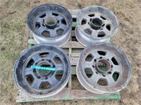 (4) Rims 8 Bolt