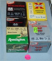 4 BOXES 410 SHOTGUN SHELLS