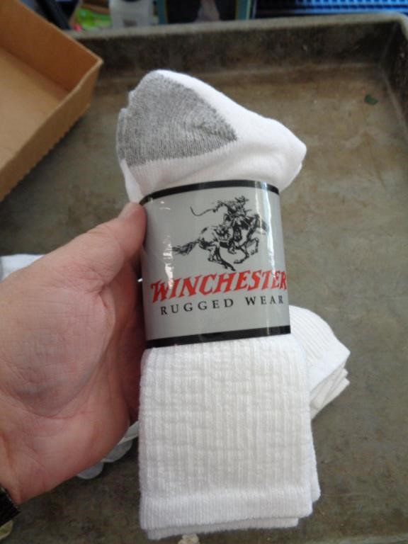 NEW 3PR WINCHESTER SOCKS SZ 10-13