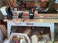 Ridgid 42 inch wood lathe. Tested and works.