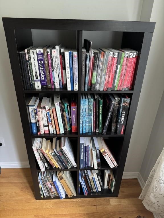 Black IKEA Cubby Bookcase