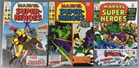 3pc Marvel Super-Heroes #24-27 Marvel Comic Books