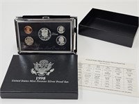 1998 US Mint Premier Silver Proof Set Coins