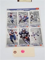 1993 GAMEDAY FOOTBALL CARDS MCDONALDS COWBOYS