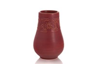 UNIVERSITY OF N.DAKOTA AMERICAN ART POTTERY VASE