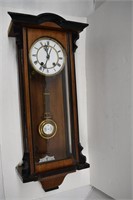 Vintage Pendulum Wall Clock w/Key. Needs Repair