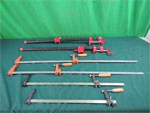 Clamps- wood - 2- 22", 2-30", 2-36"  ( 6 ct)