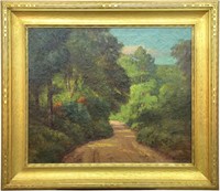 Theodore C Steele 25x30 O/C Sunlit Path