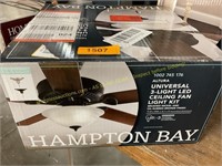 HamptonBay Althea 3-light ceiling fan/light kit