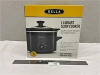 Never Used Bella 1.5 Quart Slow Cooker