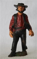 Vintage Cast Iron Amish Man Figurine
