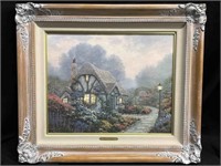 Signed Thomas Kinkade LE 206/550 Print on Canvas