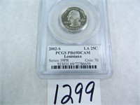 2002-S Louisiana Quarter PCGS Graded PR69 DC