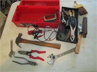 red toolbox and tools