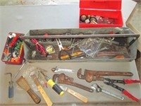 tray toolbox and tools