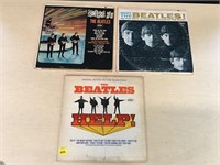 Beatles Record Lot 1960's playable but w/scratches