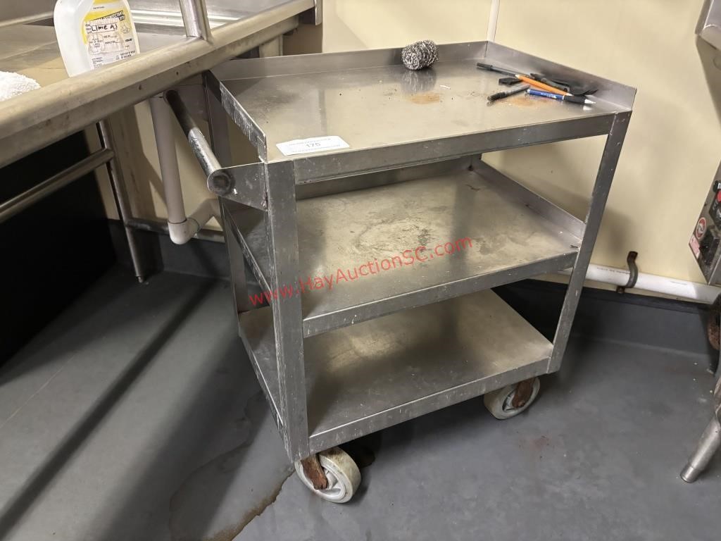 MAXIMUM DUTY S/S UTILITY CART !!!