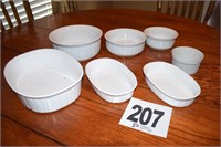 (7) Misc. Corningware Bowls