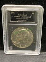 Coin - 1978 uncirculated Eisenhower dollar   1098