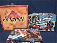 Lot of 3 Board Games Star Wars Scrabble