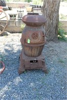 ANTIQUE ARMY CANNON STOVE