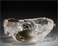 A Chinese Rock Crystal Washer