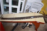 Antique Two Man Buck Saw