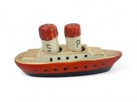 VTG Steamer Ship Salt and Pepper Shakers