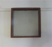 Prospecting Tray- wood frame w/screen -16" x 16"