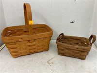 2 Longaberger Baskets